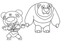 Desenho para colorir Nita Panda