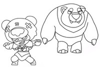 Dibujo para colorear Nita Panda