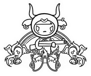 Tokidoki Coloring Pages Donutella