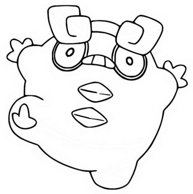 Coloring page Galarian Darumaka