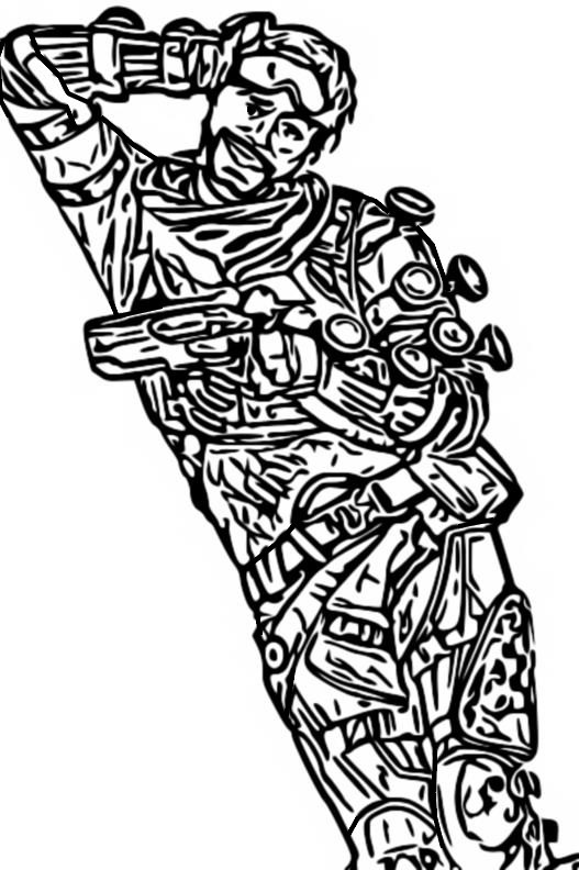 Coloring page Mirage