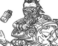 Coloriage Caustic