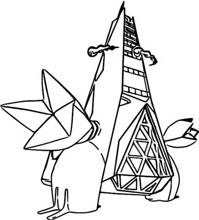 Coloring Page Gigantamax Pok mon Gigantamax Duraludon 26