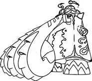 Coloring page Gigantamax Copperajah