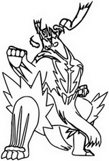 Coloring page Gigantamax Urshifu