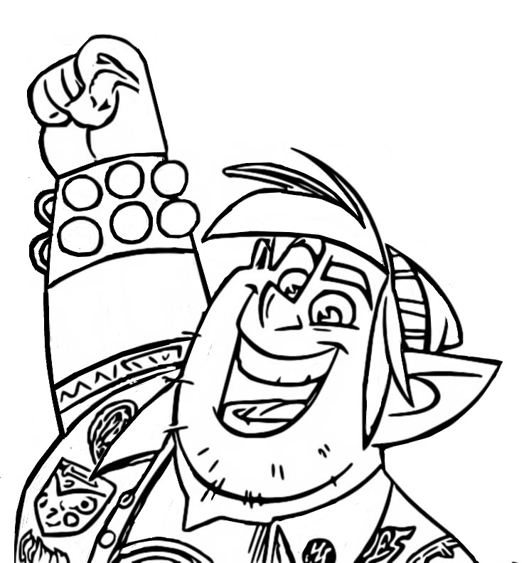 Coloring page Barley Lightfoot