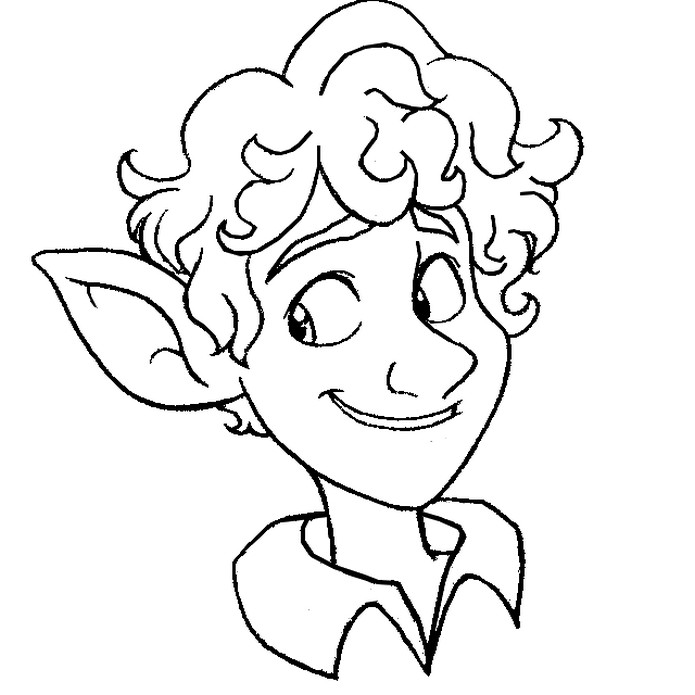 Coloring page Ian