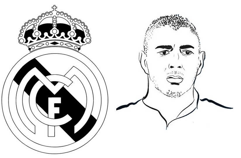 Real Madrid Coloring Pages