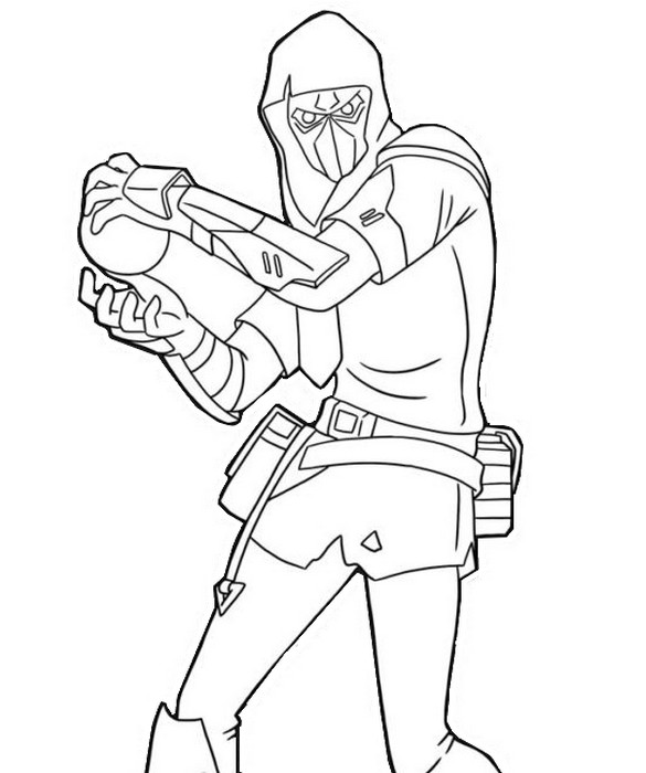 Dibujo para colorear Fortnite Capítulo 2 Temporada 1 : Fusion 4