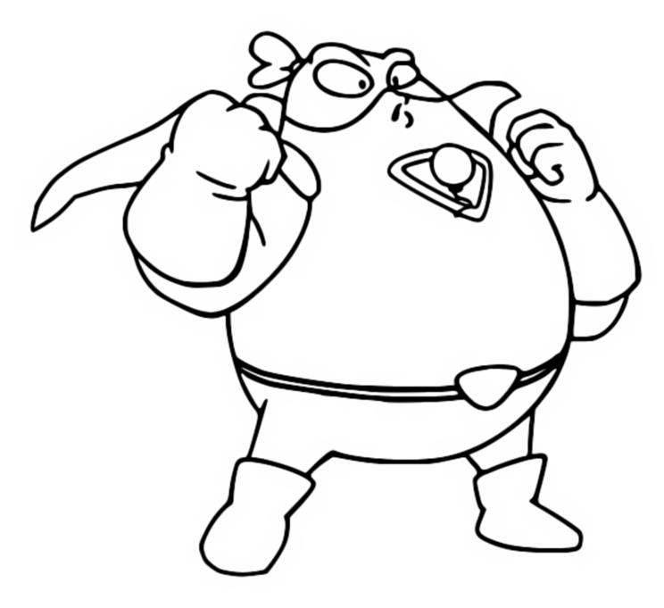 Coloring page Airblast