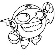 Coloring page Central Patrol 038 Ace
