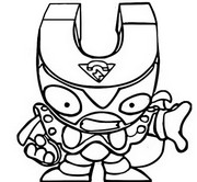Desenho para colorir Mutant Bandits 042 Darknetic