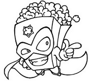 Coloring page Cool Troop 056 Pow Corn