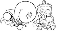 Coloring page The Champ vs Pow Power