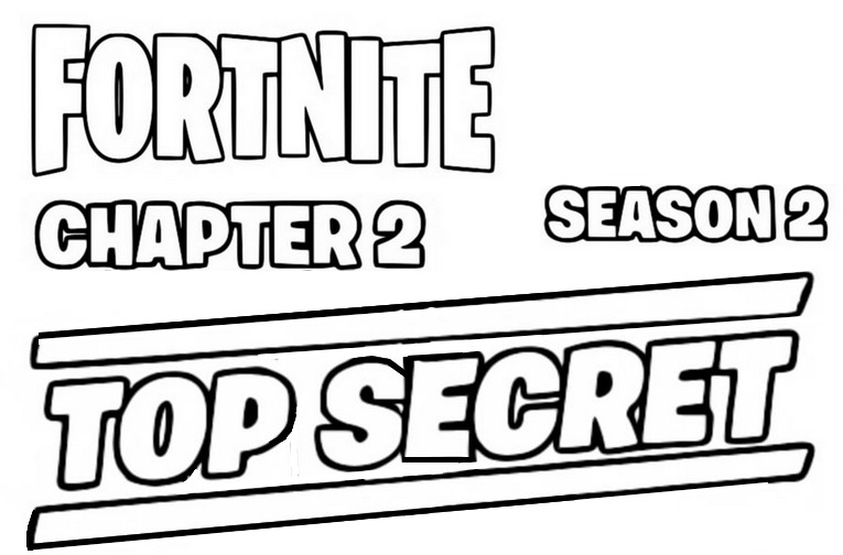 Coloring page Top secret - Fortnite Chapter 2 Season 2