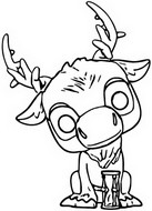 Desenho para colorir Funko Pop Frozen 2 : Salamandra de espírito de fogo 4