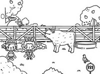 Dibujo para colorear Farm