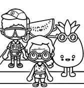 Coloring page Vacation