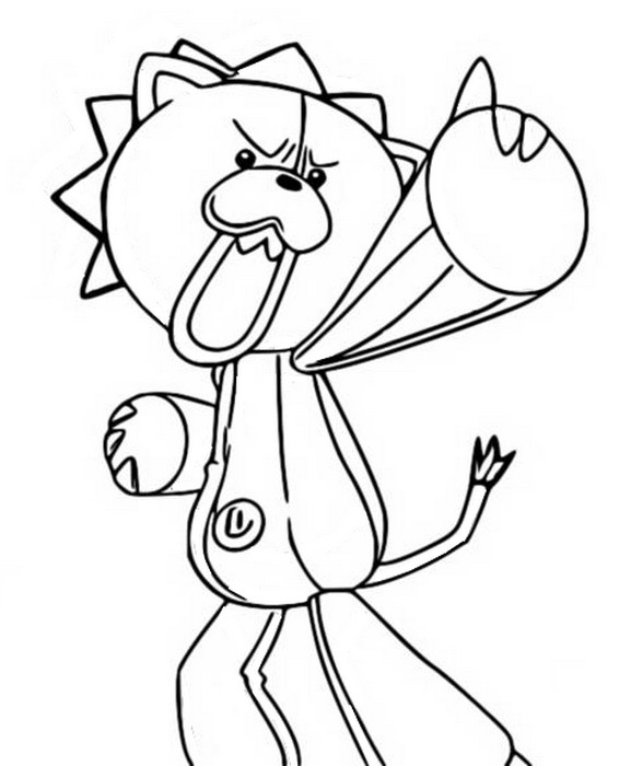 Coloring page Kon