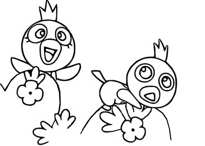 Coloring page Birds