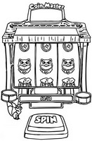 Coloriage Machine à sous
