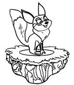 Coloriage Renard