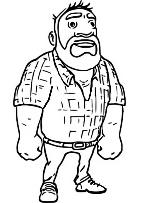Coloring page Greg