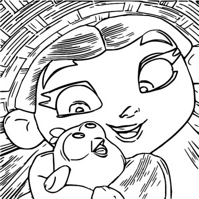 Coloring page Chick