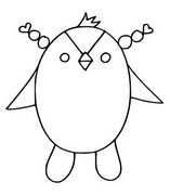 Desenho para colorir Jess