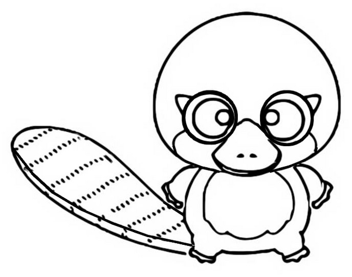 Coloring page Ticky