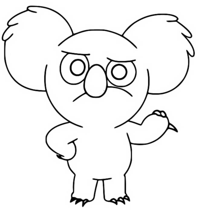 Coloring page Nom Nom - We bare bears