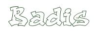 Coloriage Badis