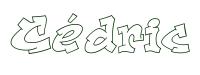 Coloriage Cédric