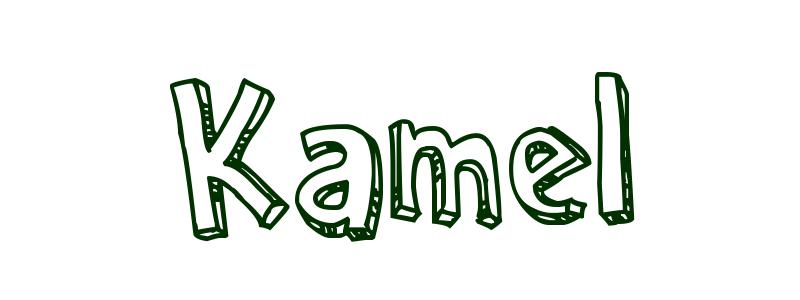 Coloriage Kamel