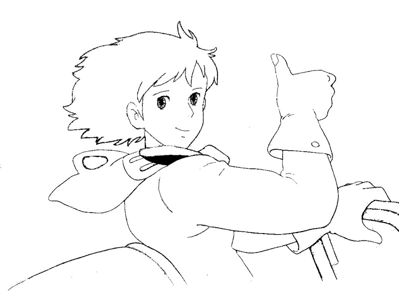 Dibujo para colorear Nausicaa