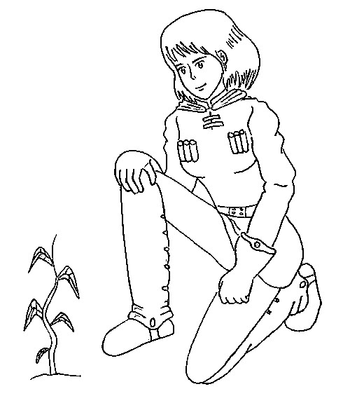 Coloriage Nausicaa