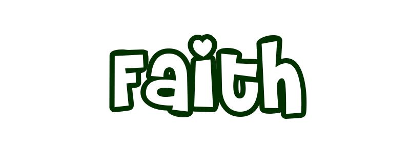 Coloriage Faith