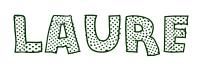 Coloriage gratuit - Laure - Fille Prénoms L