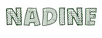 Feuille de coloriage - Nadine - Fille Prénoms N
