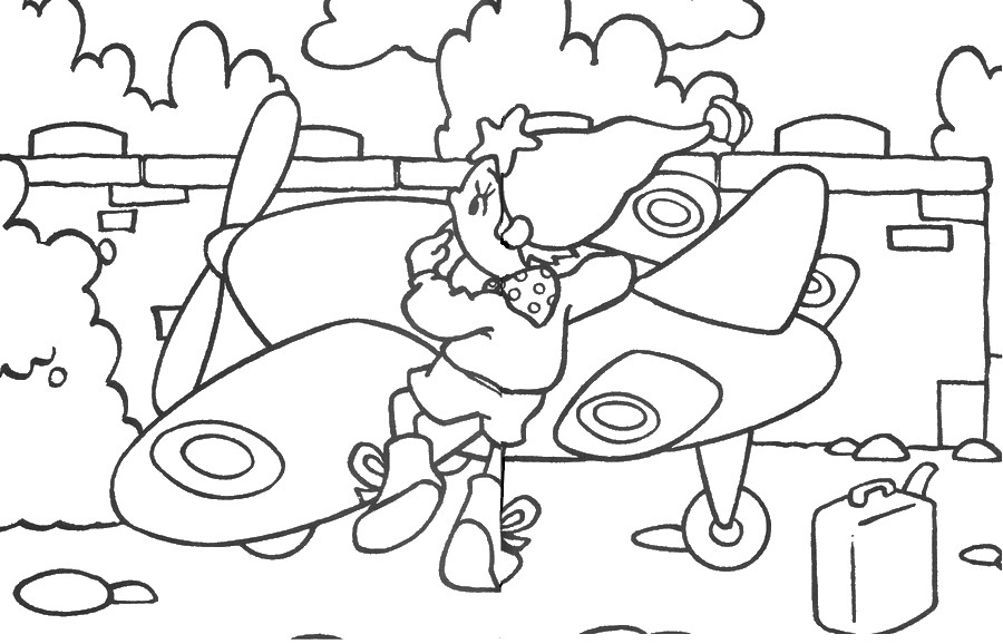 Desenho para colorir Noddy