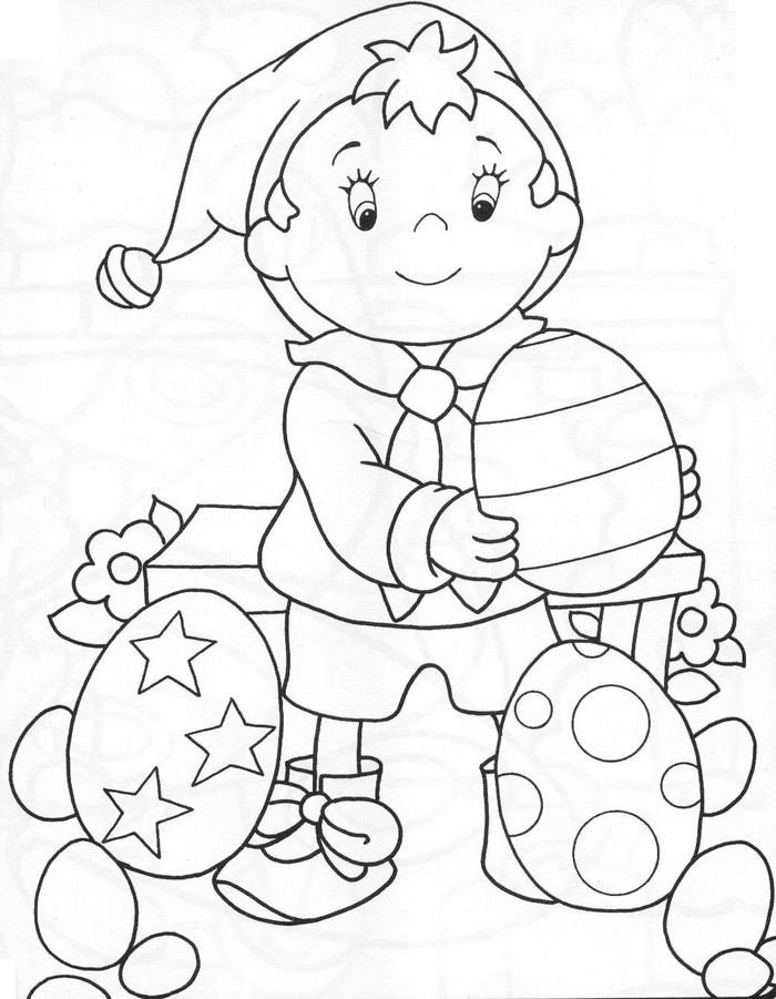 Desenho para colorir Noddy