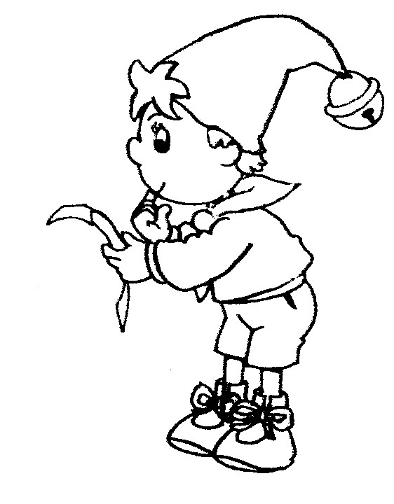 Desenho para colorir Noddy