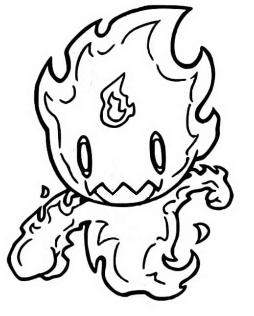 Desenho para colorir Zinge - Monster Strike