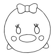 Coloring page Daisy Duck (Mickey & Friends)