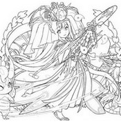 Kolorowanka Kushinada