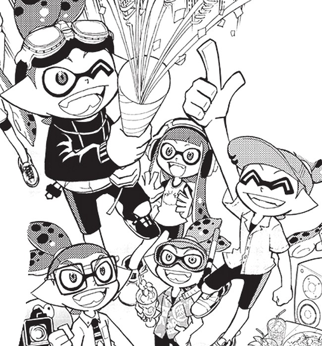 Disegno da colorare Splatoon