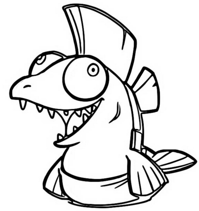 Coloring page Salmonids