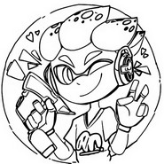 Dibujo para colorear Splatoon