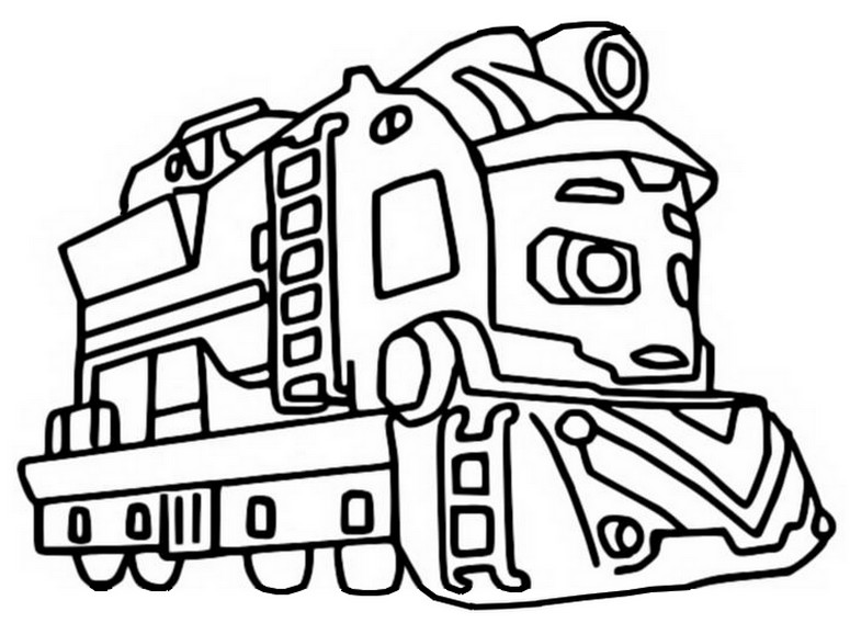 Coloriage Nate - Mighty Express