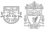 Coloring page Round of 16 - Leipzig (GER) - Liverpool (ENG)